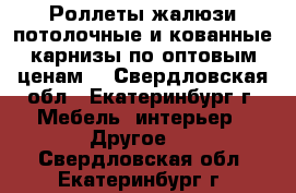 Роллеты,жалюзи,потолочные и кованные карнизы по оптовым ценам. - Свердловская обл., Екатеринбург г. Мебель, интерьер » Другое   . Свердловская обл.,Екатеринбург г.